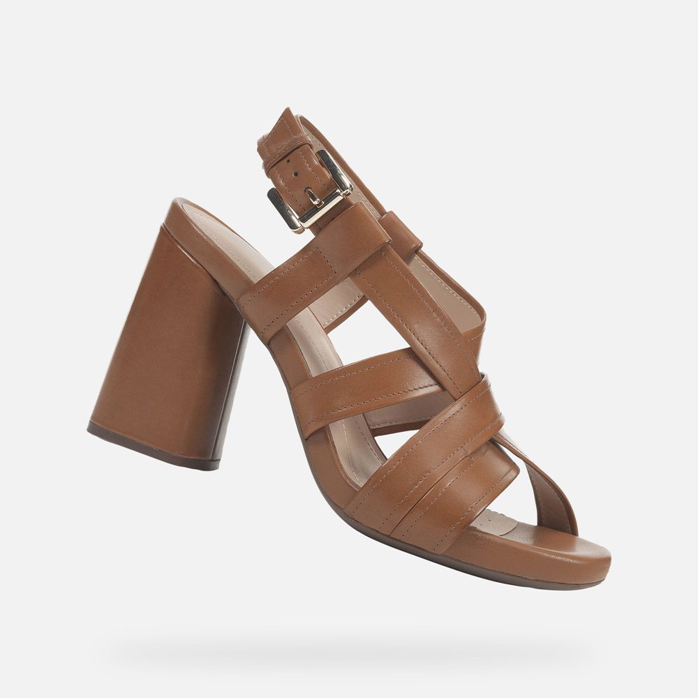 Sandales Geox Genziana - Marron - Femme 650918-WCD